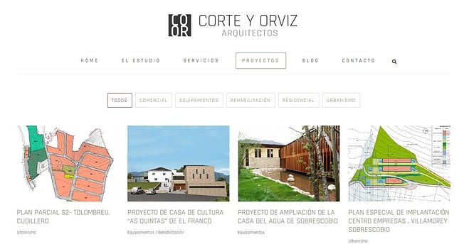diseño web en Asturias: corte y orviz, web diseñada por PRISMA ID